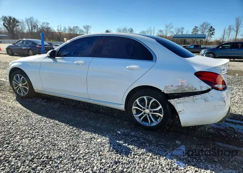 2016 Mercedes-Benz C 300 4Matic from USA, damaged, VIN WDDWF4KB7GR139357